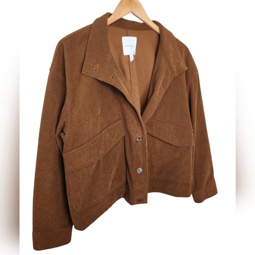 Avec Les Filles Oversized Relaxed Corduroy Shacket XL - Picture 3 of 5